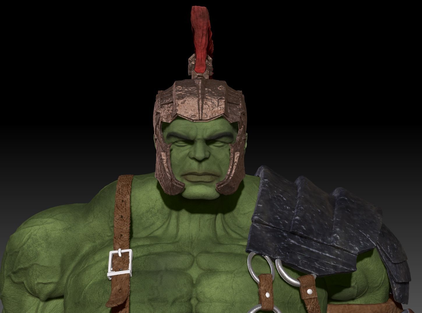 Hulk Gladiator 2024 Diorama 3D print model_11