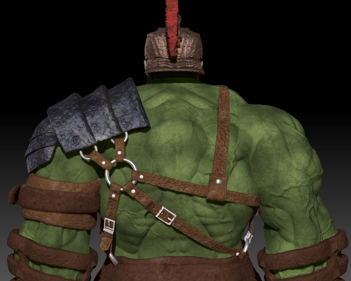 Hulk Gladiator 2024 Diorama 3D print model_14