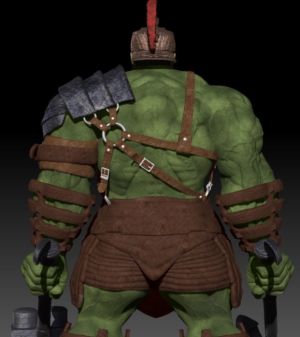 Hulk Gladiator 2024 Diorama 3D print model_13