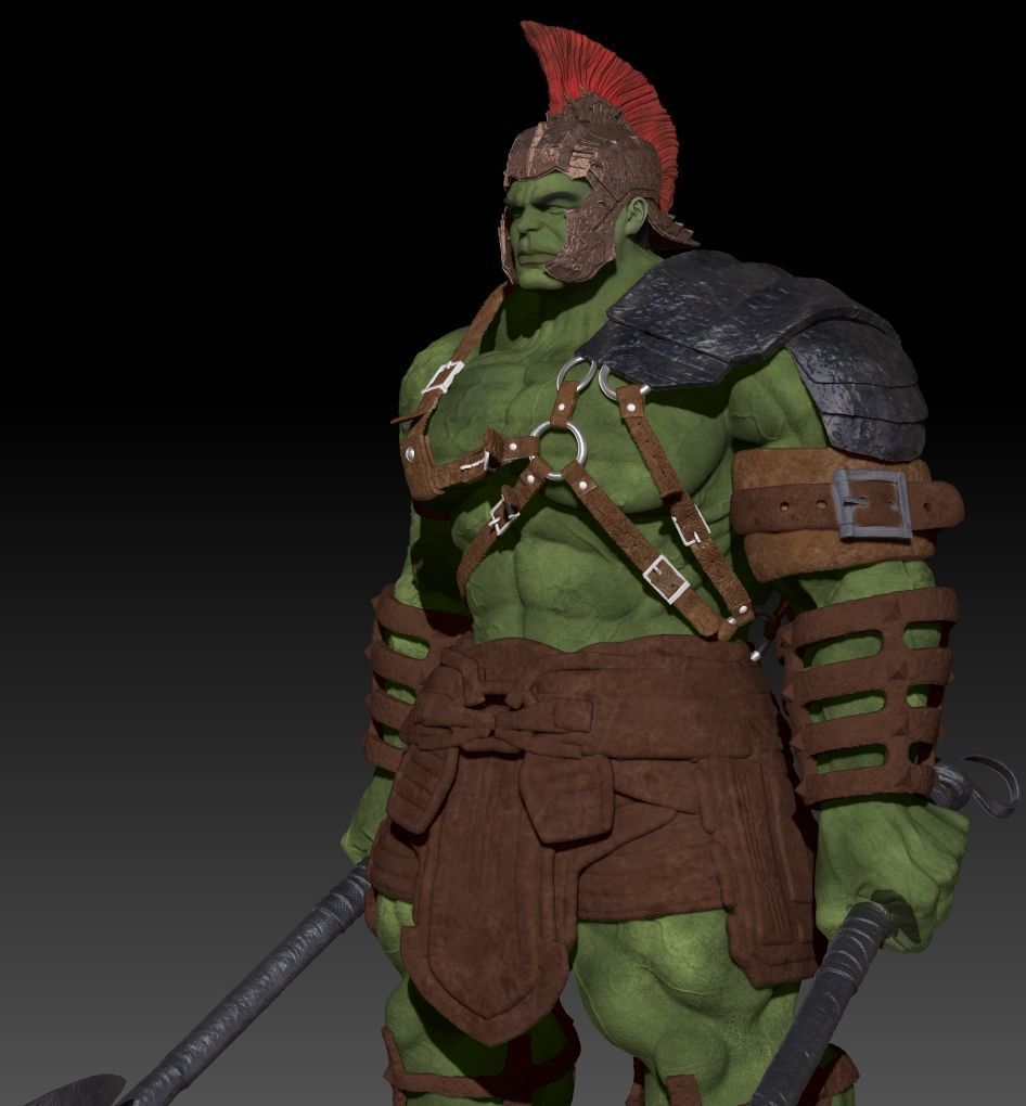 Hulk Gladiator 2024 Diorama 3D print model_8