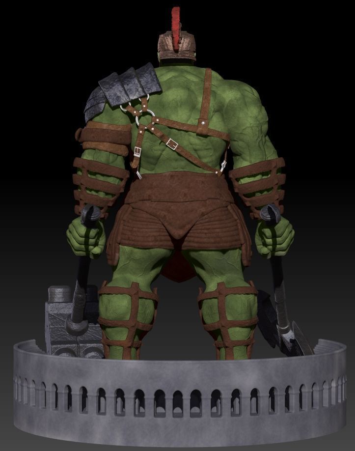 Hulk Gladiator 2024 Diorama 3D print model_18