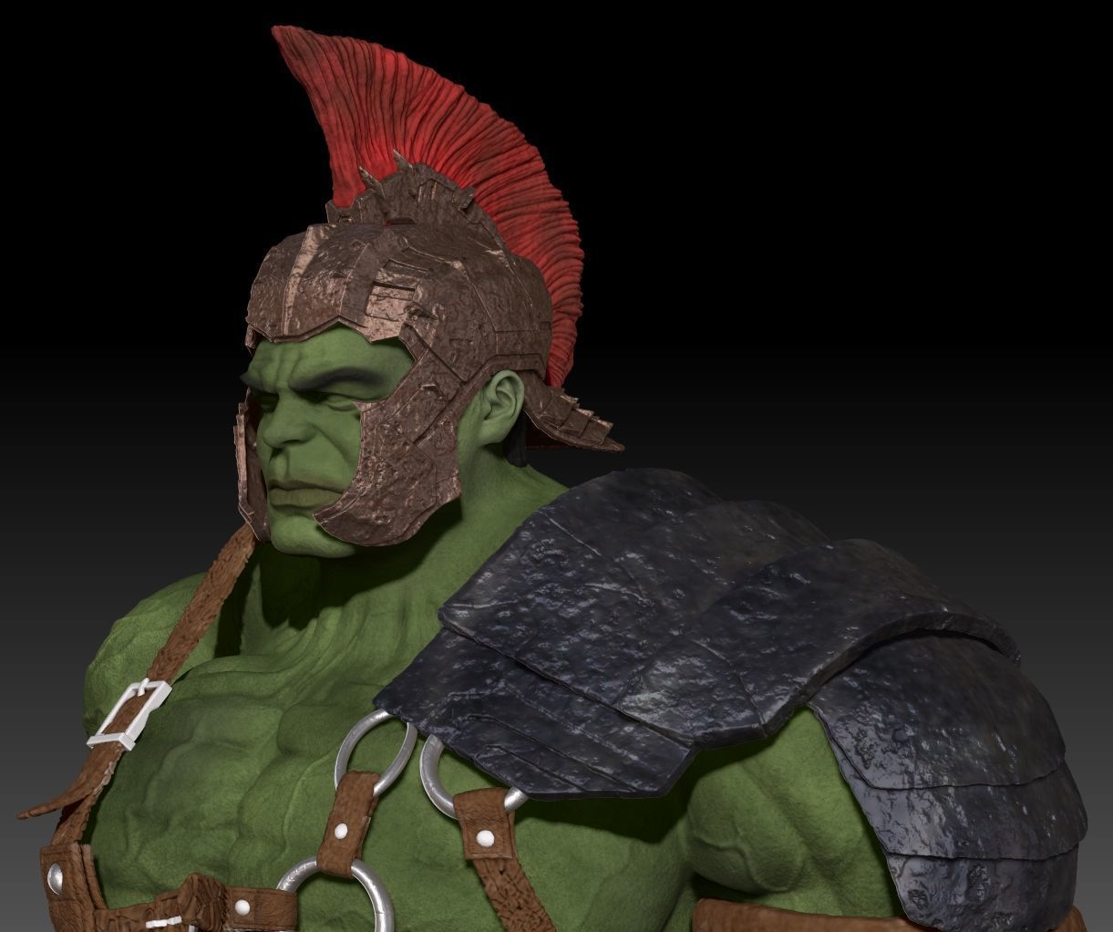 Hulk Gladiator 2024 Diorama 3D print model_10