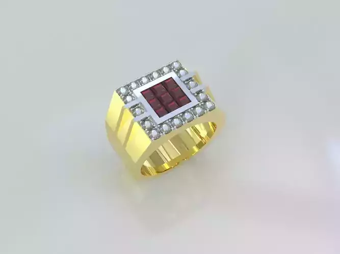 man ring Free 3D print model