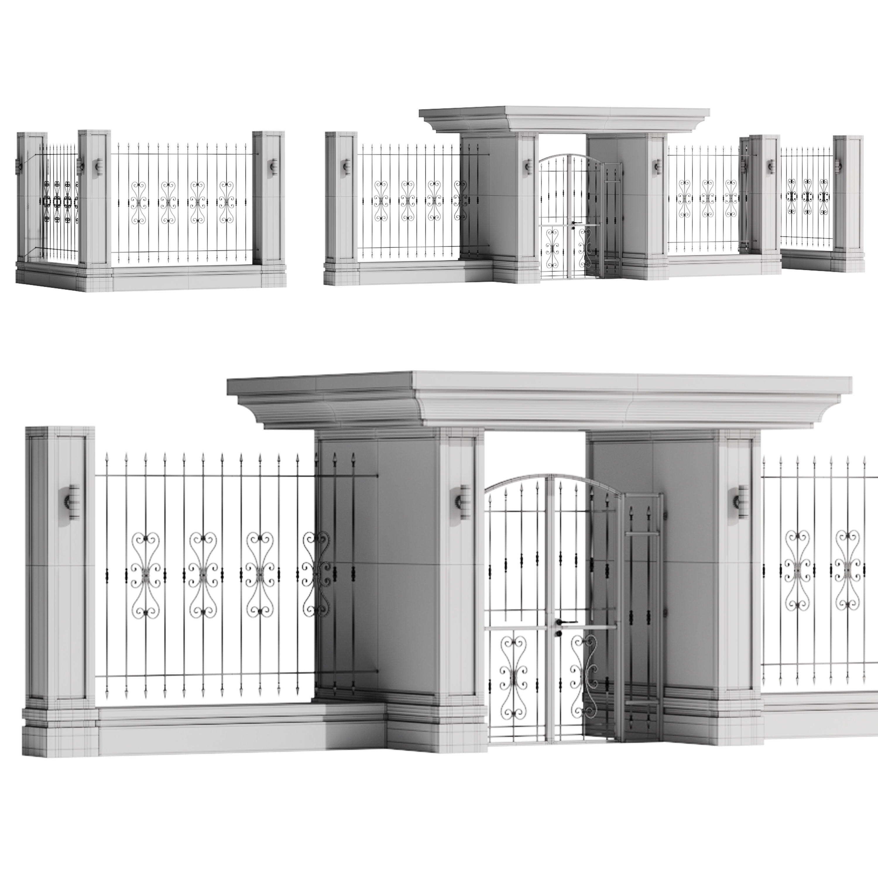 Fencing 6 3D model_13