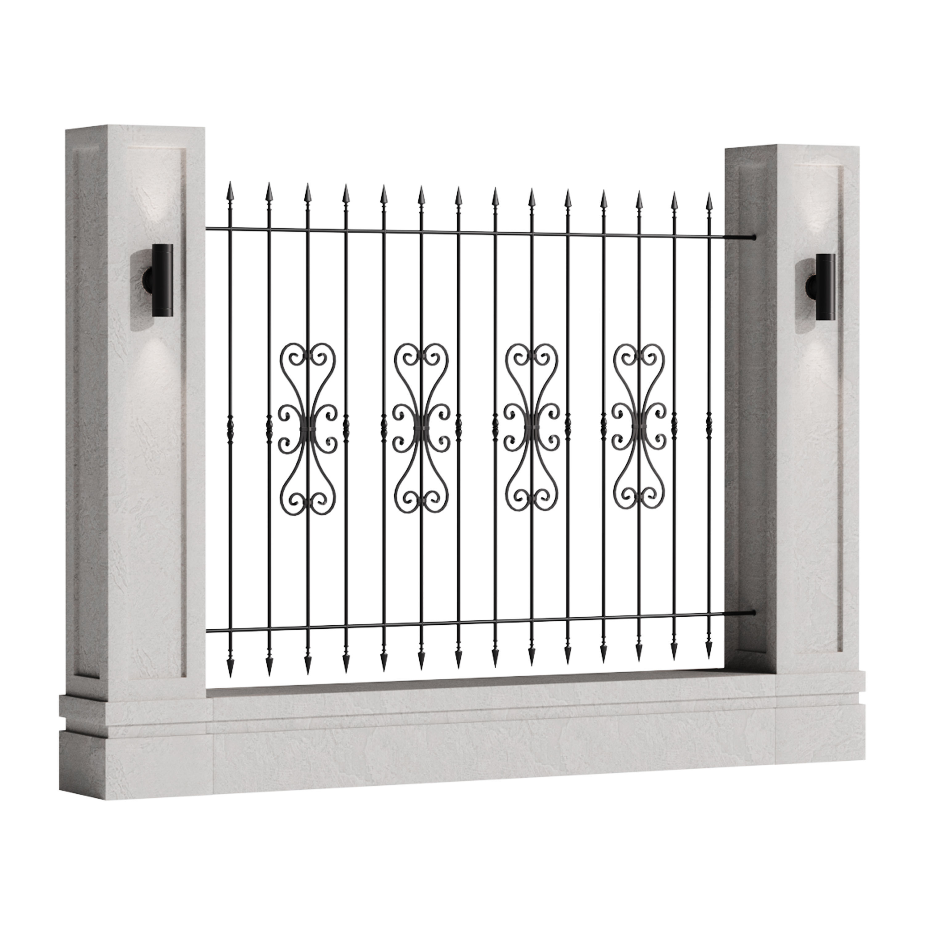 Fencing 6 3D model_7