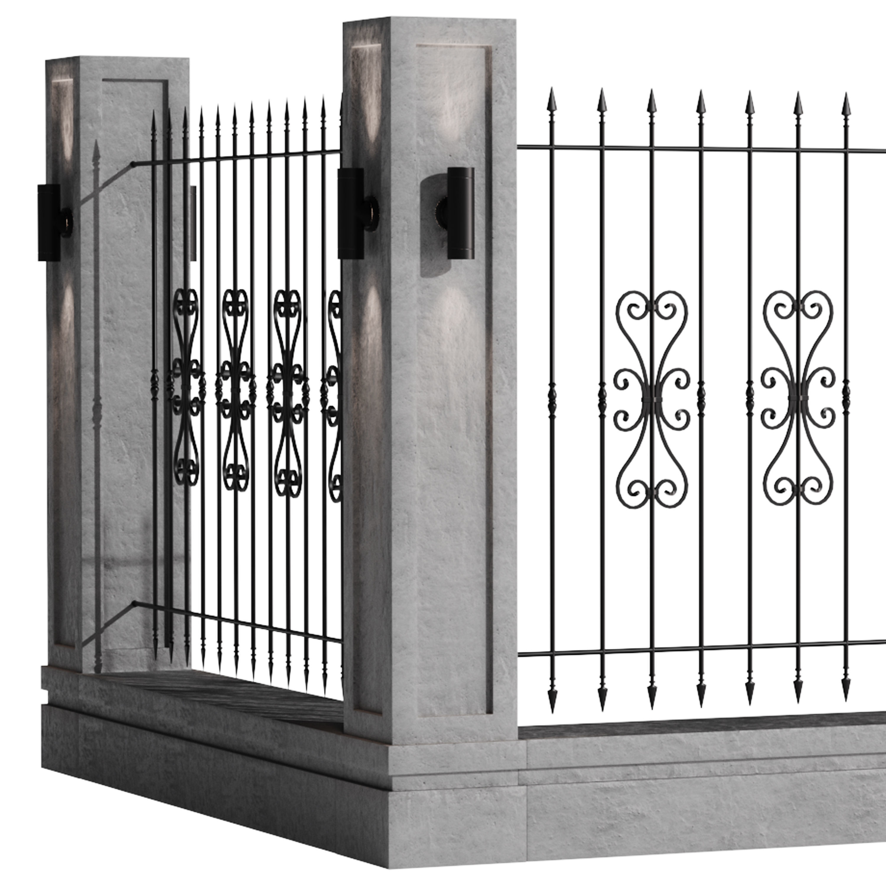 Fencing 6 3D model_11