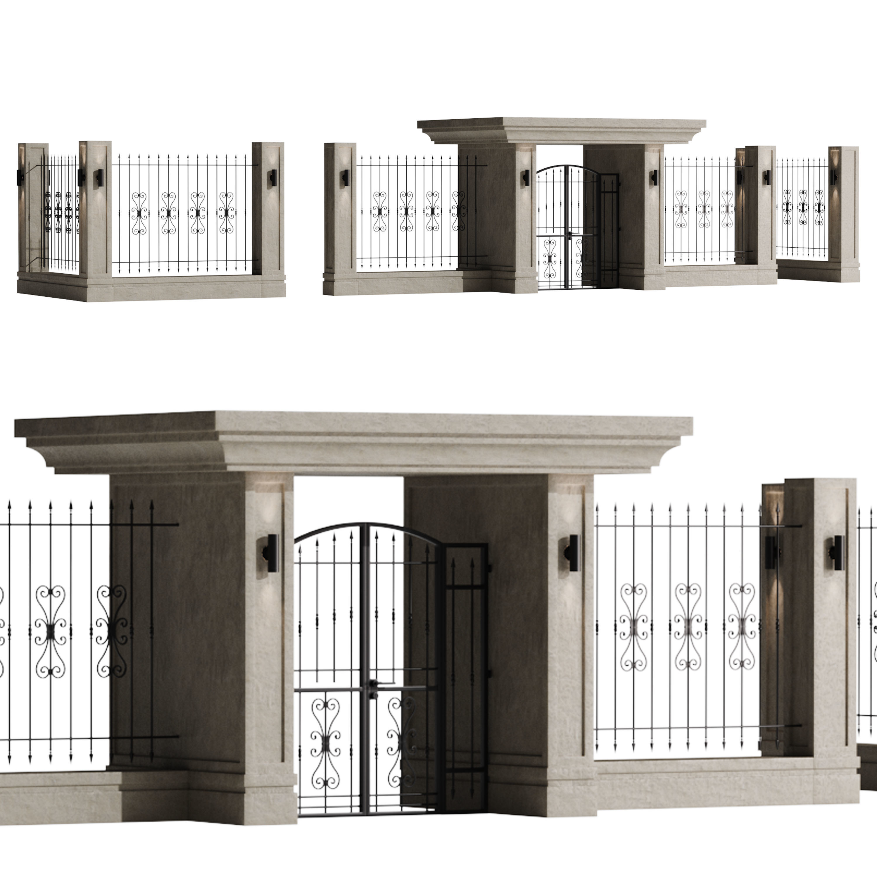 Fencing 6 3D model_4