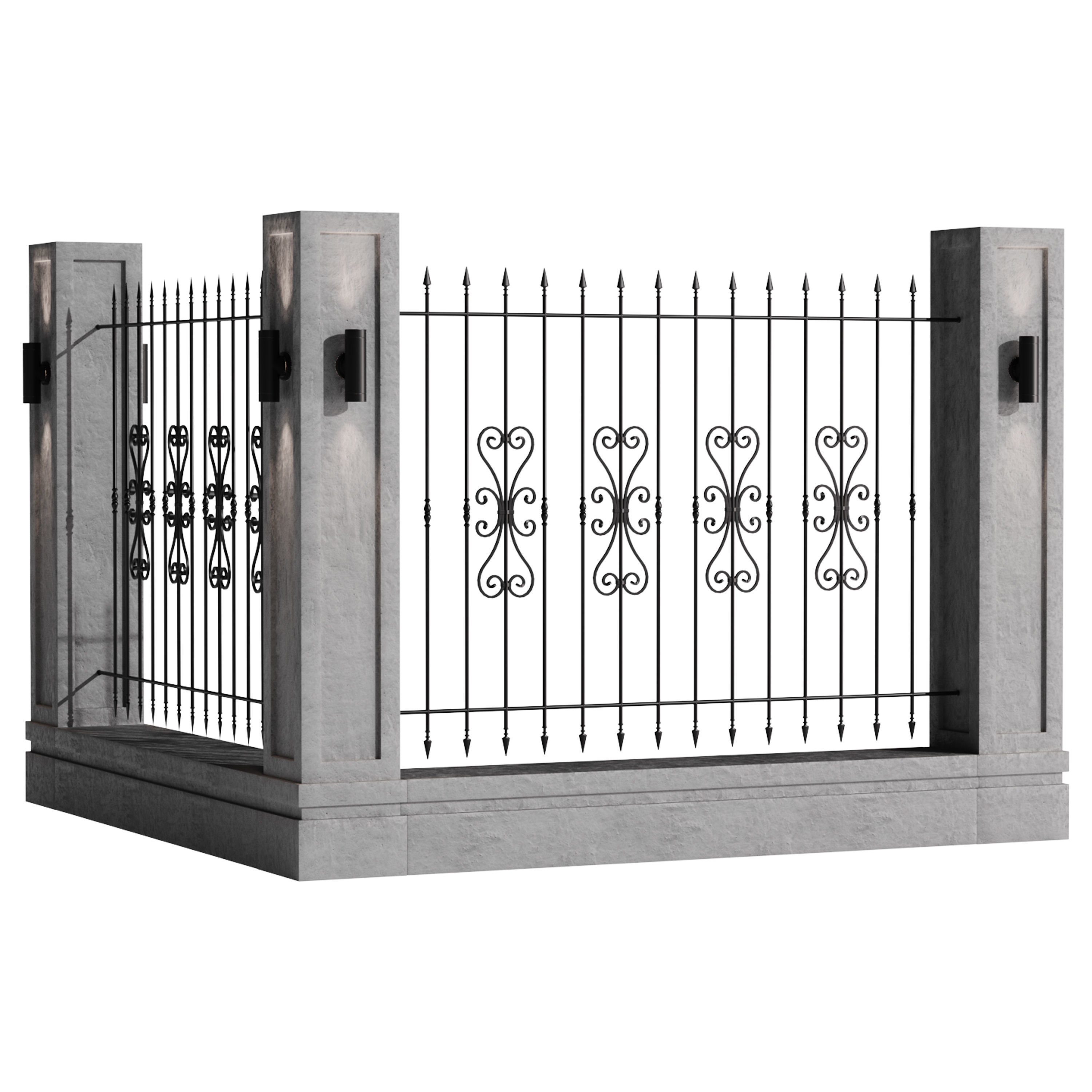 Fencing 6 3D model_12