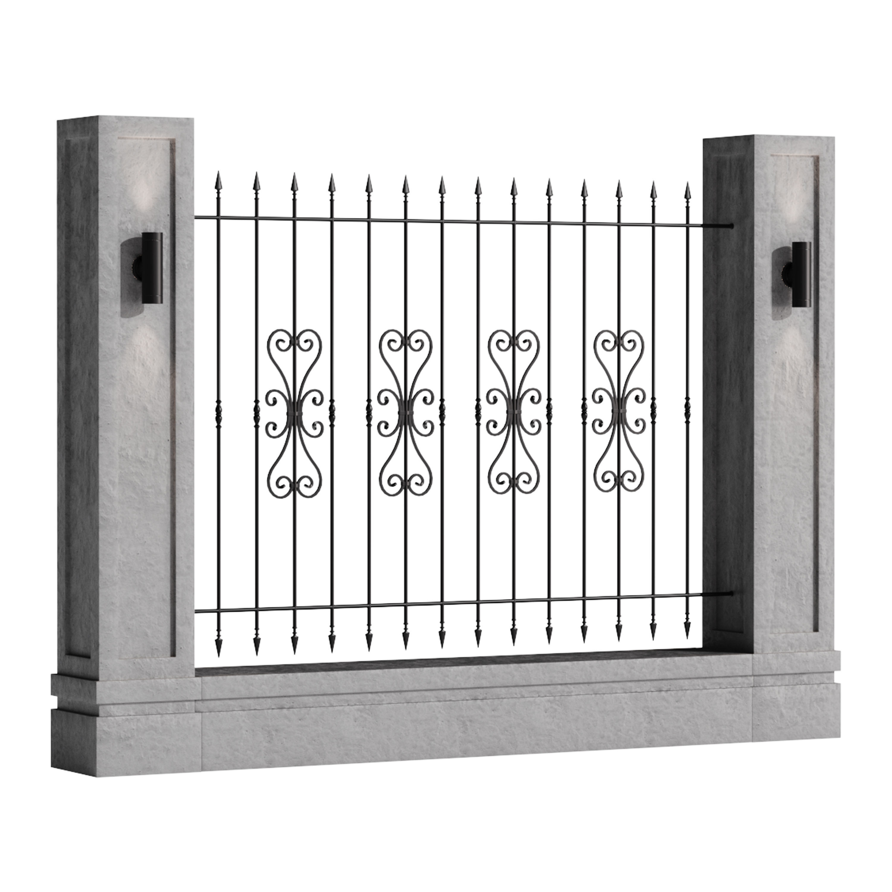 Fencing 6 3D model_8