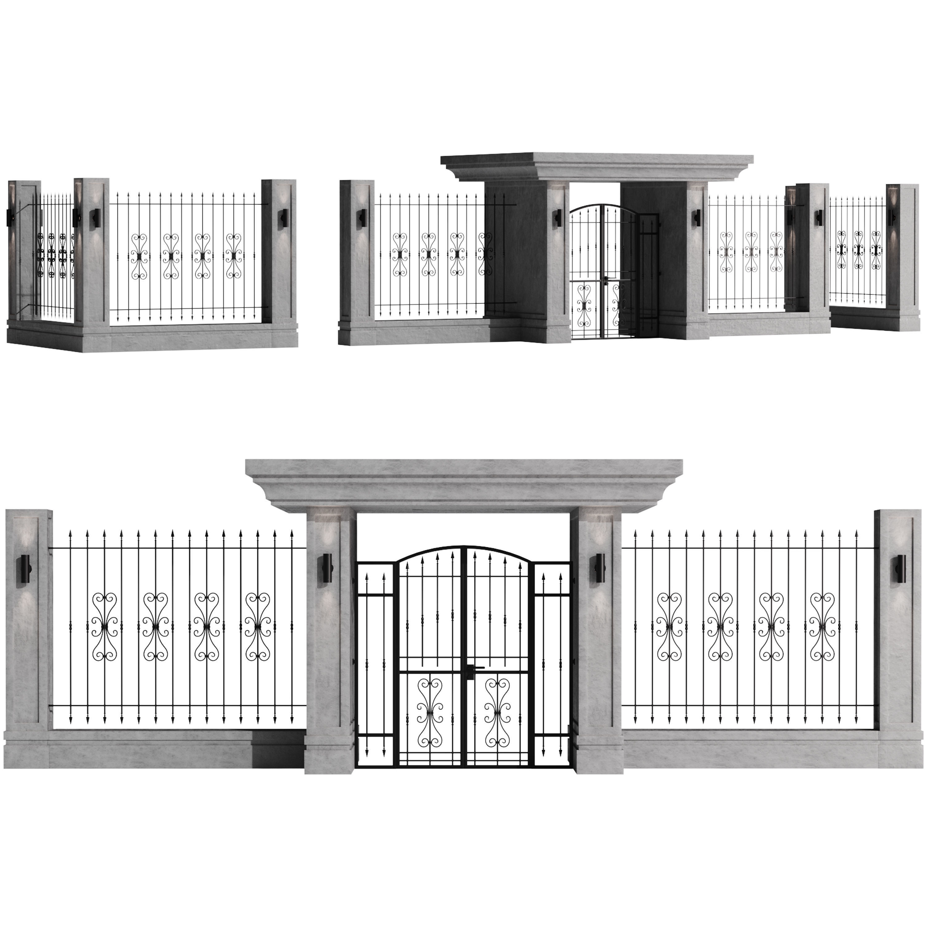 Fencing 6 3D model_10