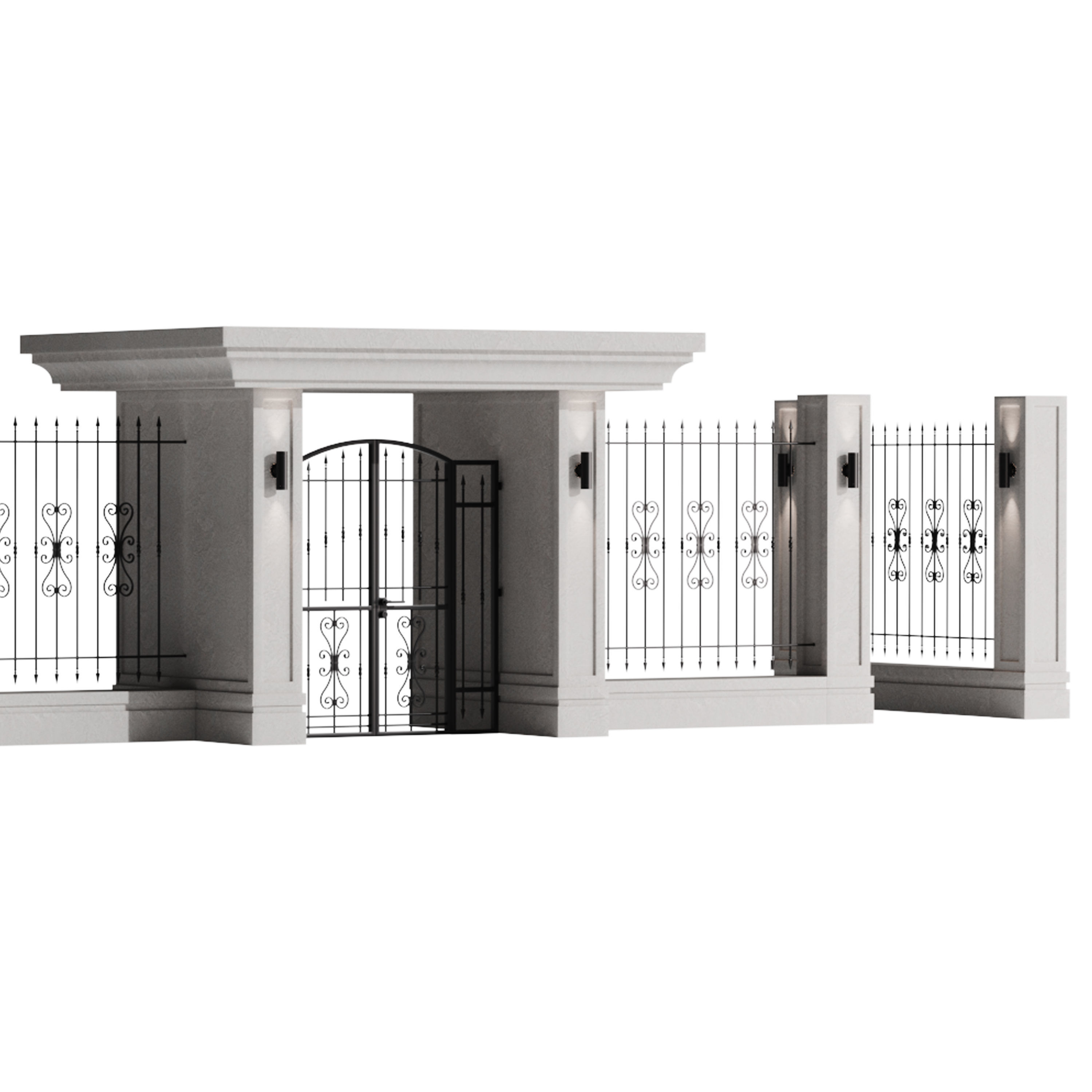 Fencing 6 3D model_1