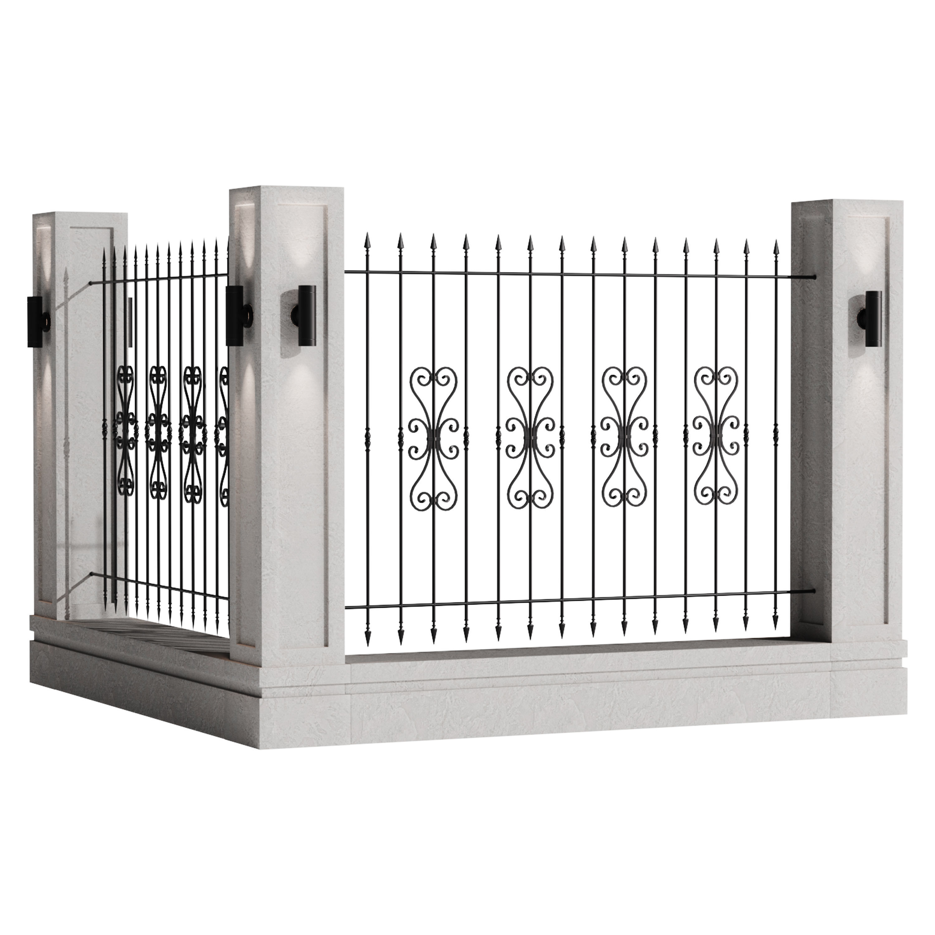 Fencing 6 3D model_2