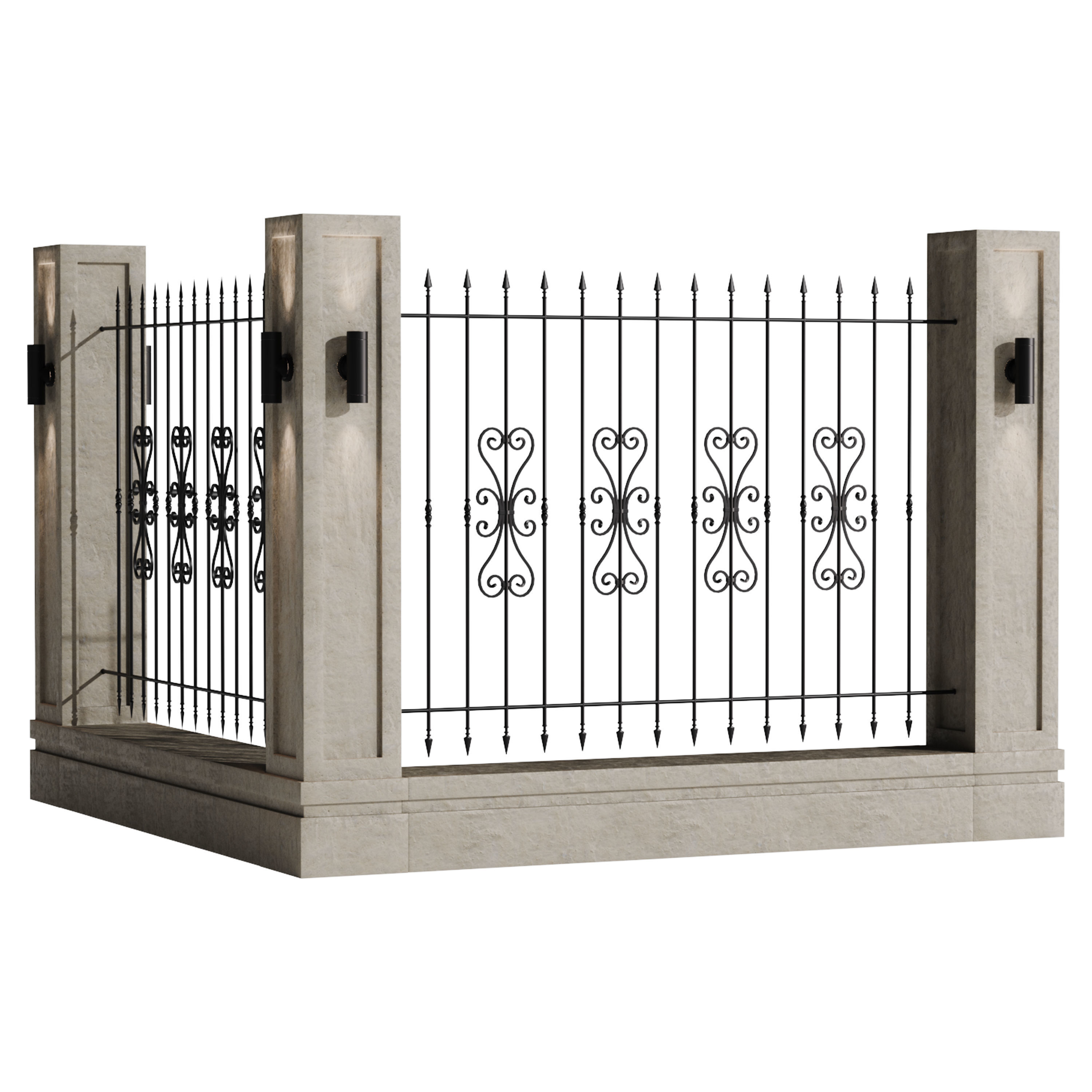 Fencing 6 3D model_9