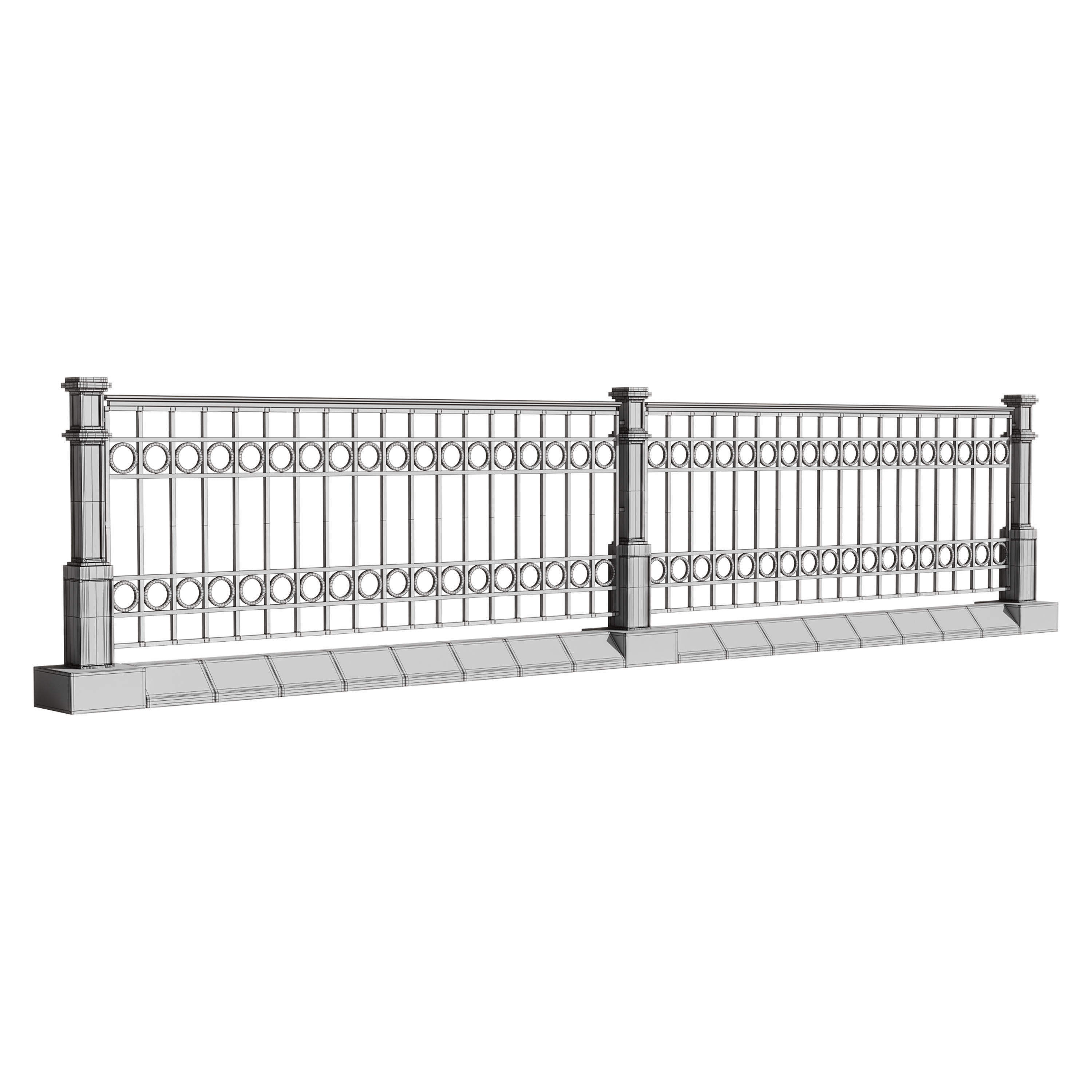 Fencing7 3D model_14