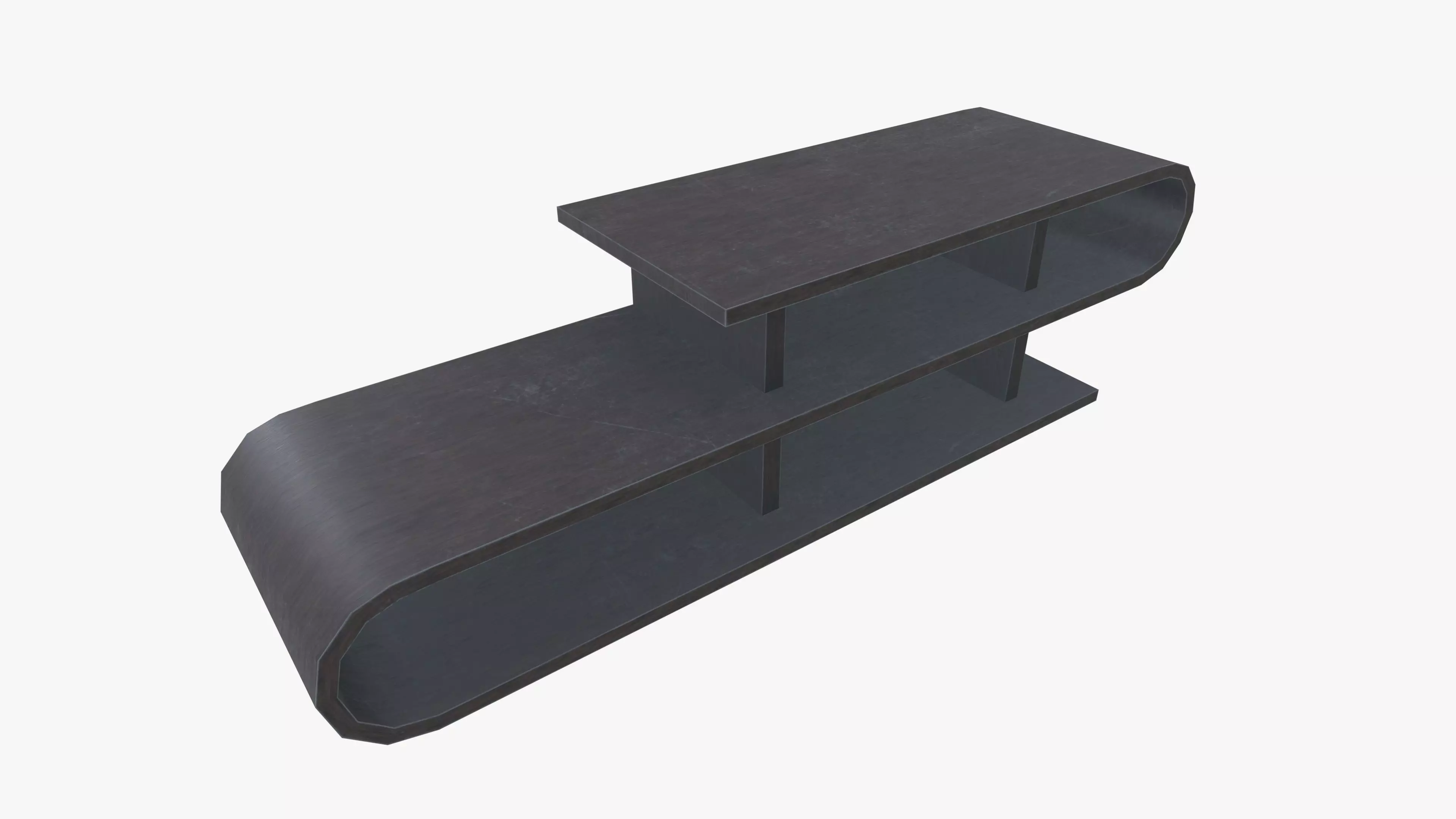 Wall Self Low-poly 3D model_0