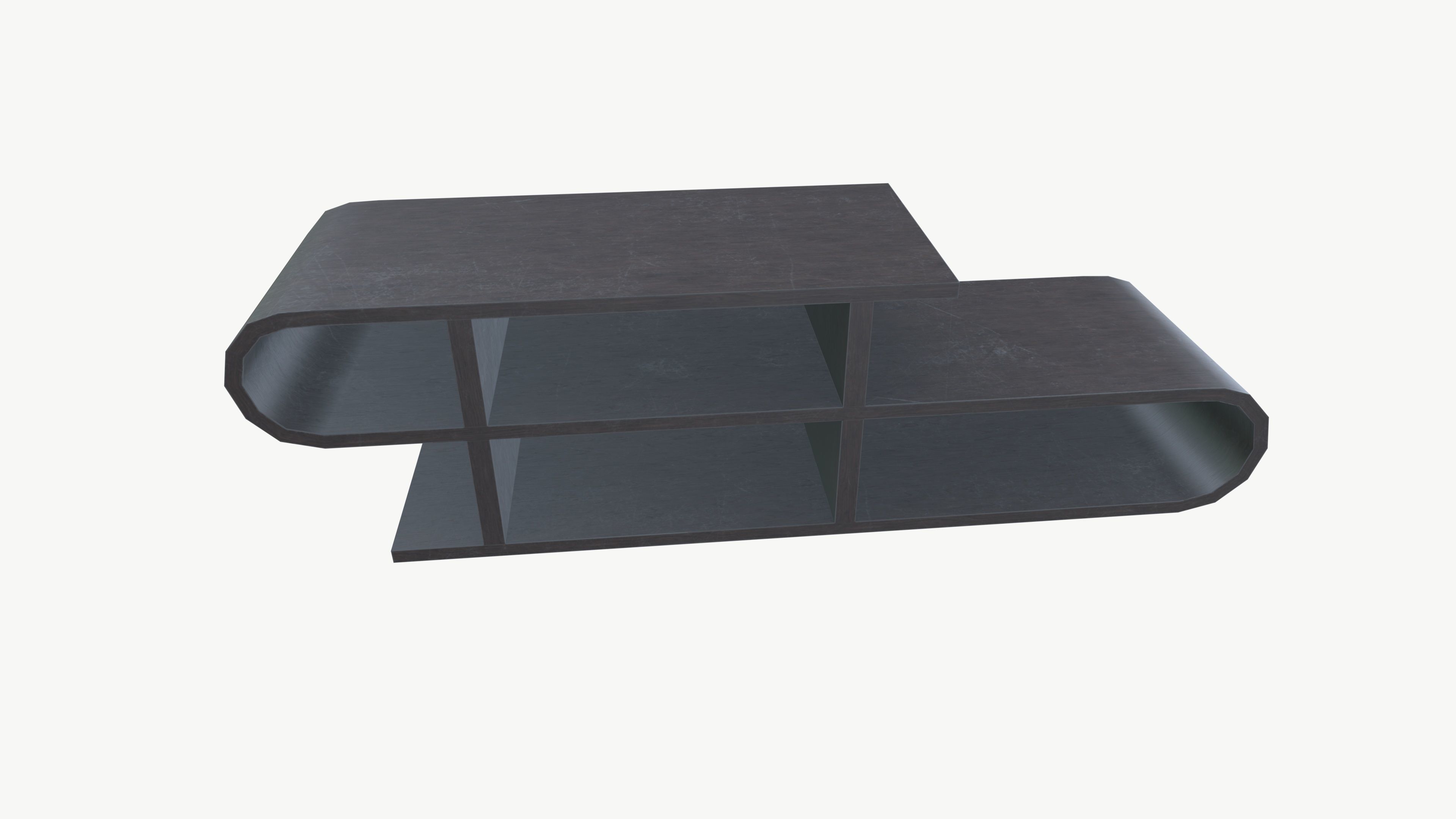 Wall Self Low-poly 3D model_3