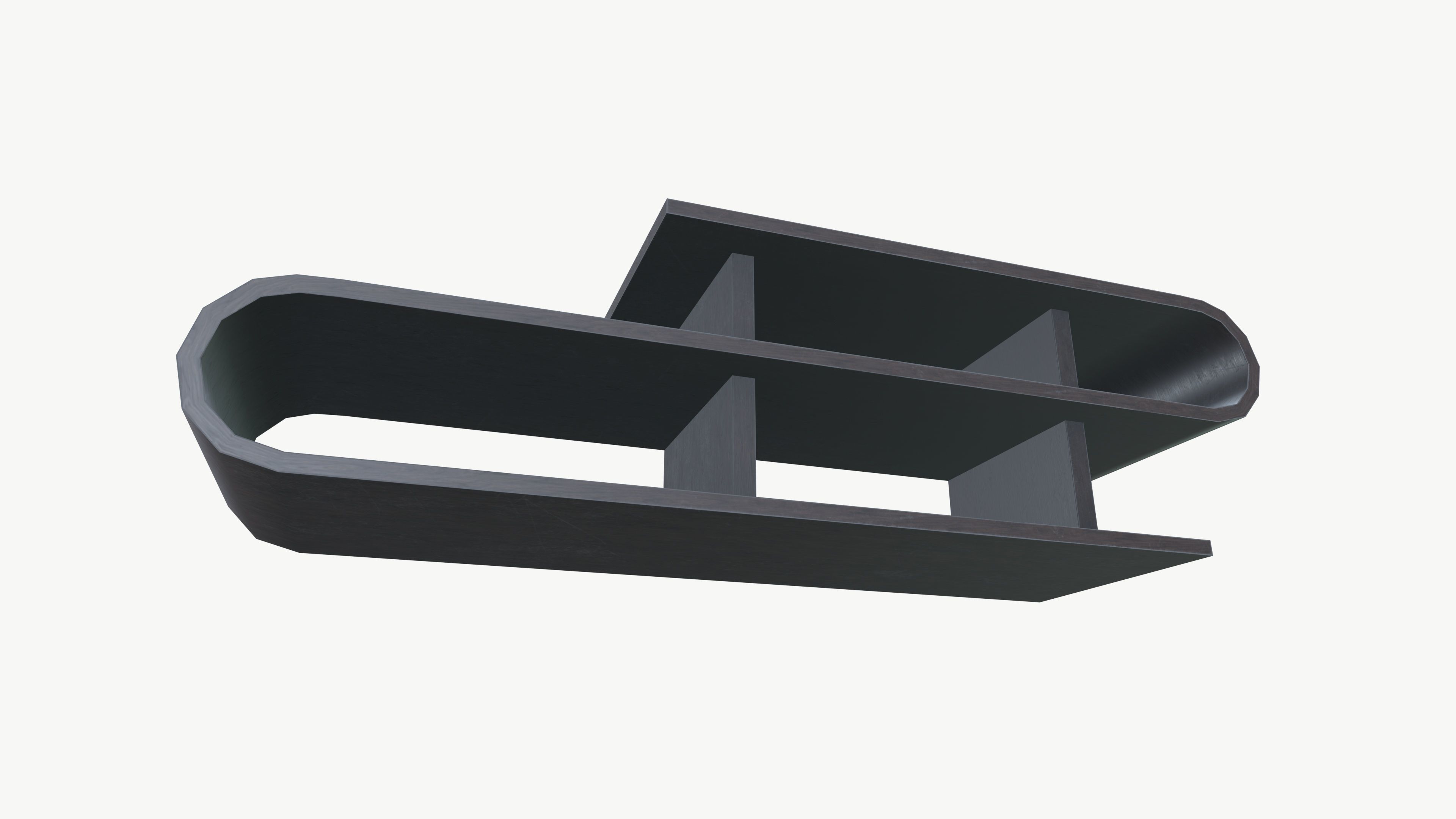 Wall Self Low-poly 3D model_5