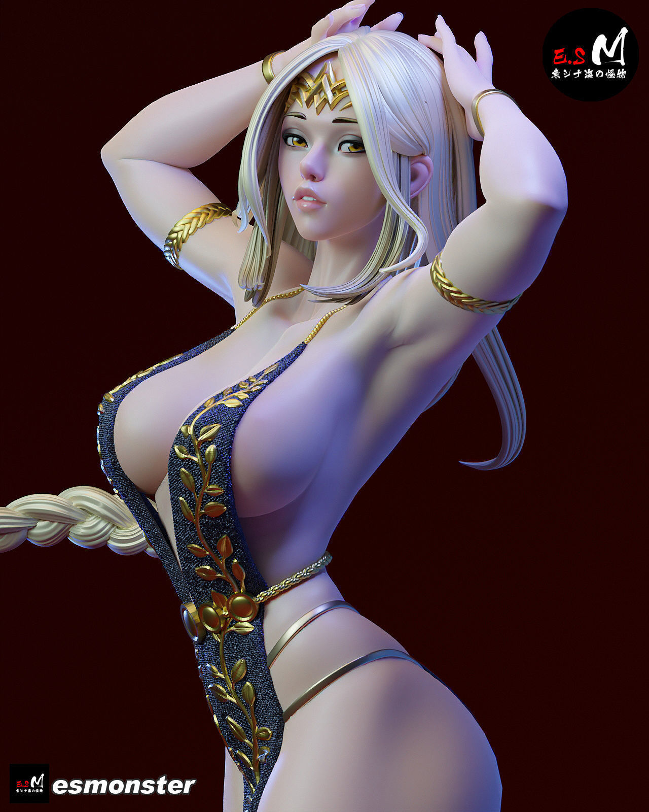 Queen Marika   CHARACTER BY ESM 3D print model 3D print model_1