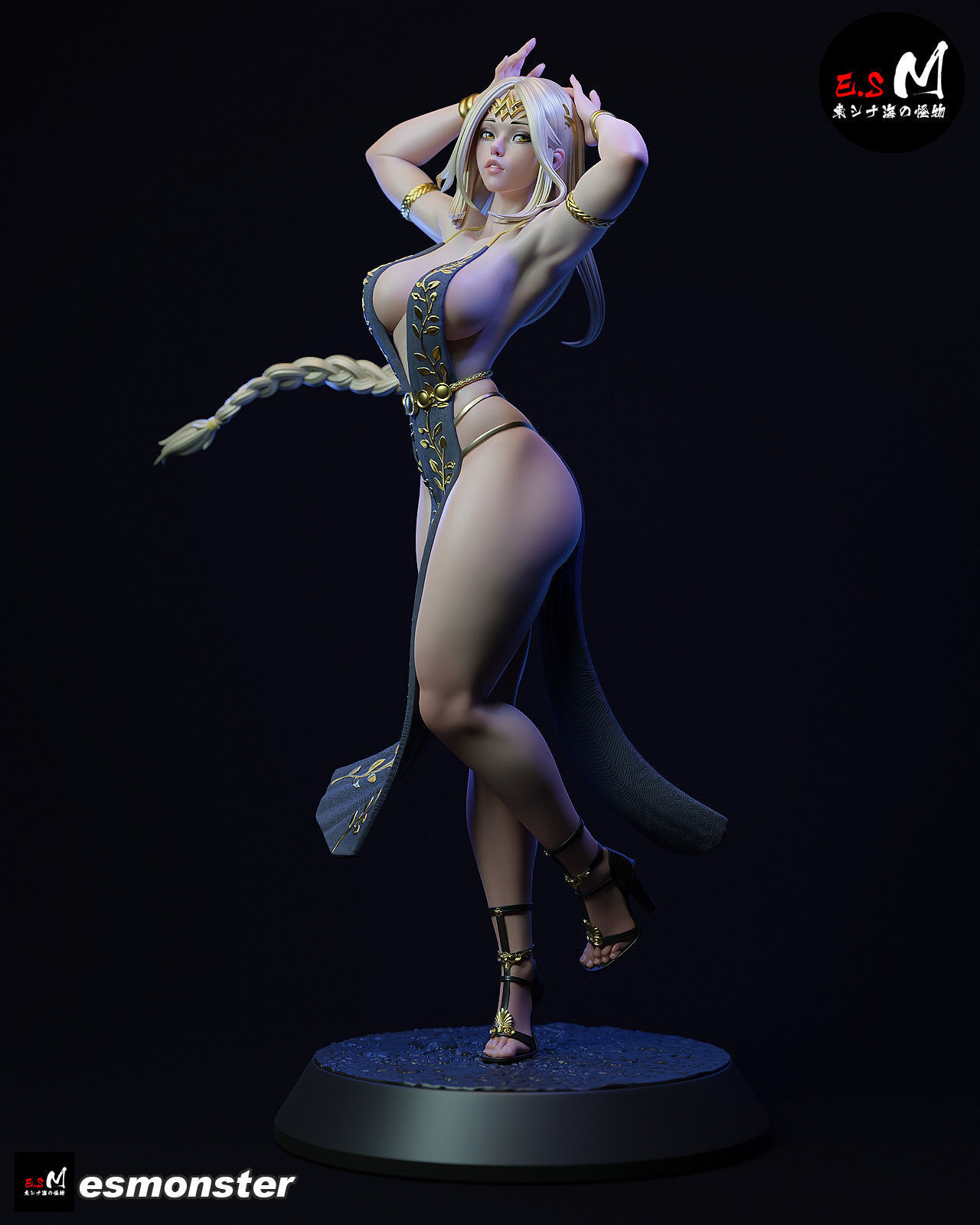 Queen Marika   CHARACTER BY ESM 3D print model 3D print model_19