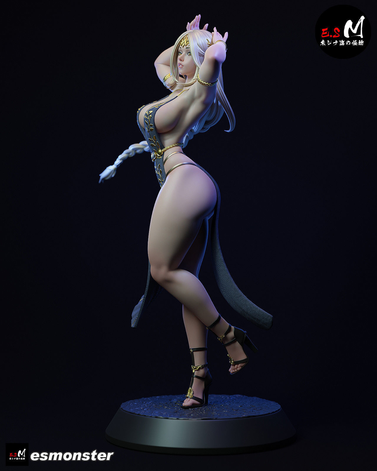 Queen Marika   CHARACTER BY ESM 3D print model 3D print model_23