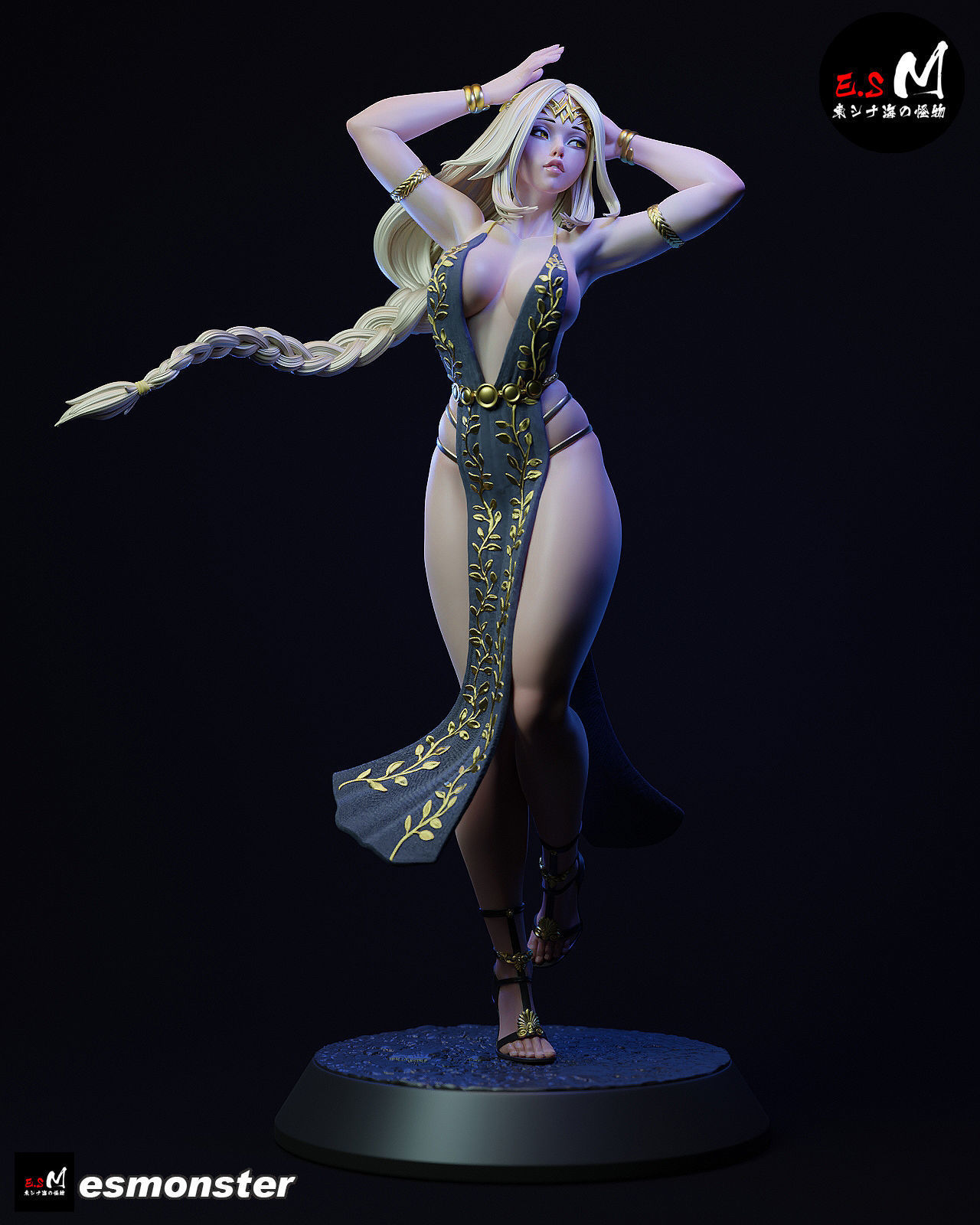 Queen Marika   CHARACTER BY ESM 3D print model 3D print model_20