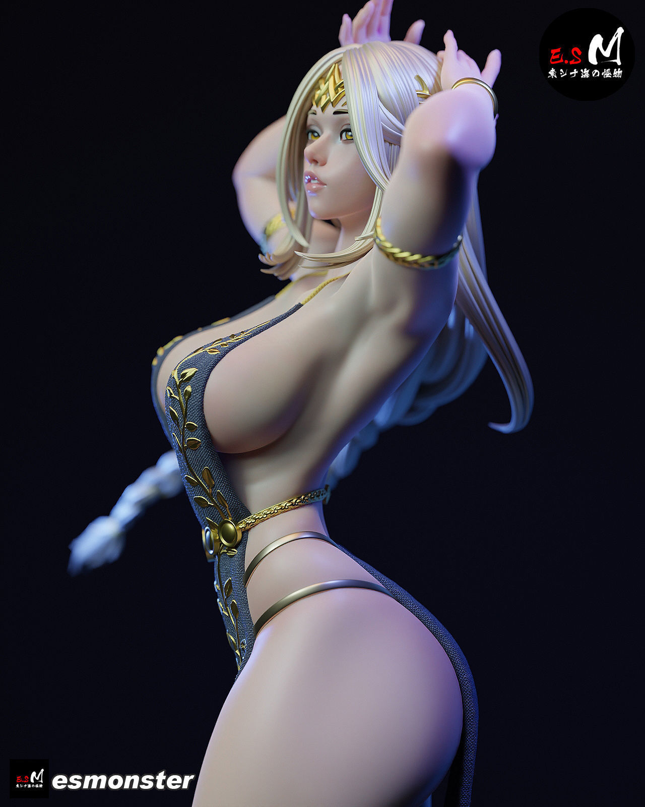 Queen Marika   CHARACTER BY ESM 3D print model 3D print model_9
