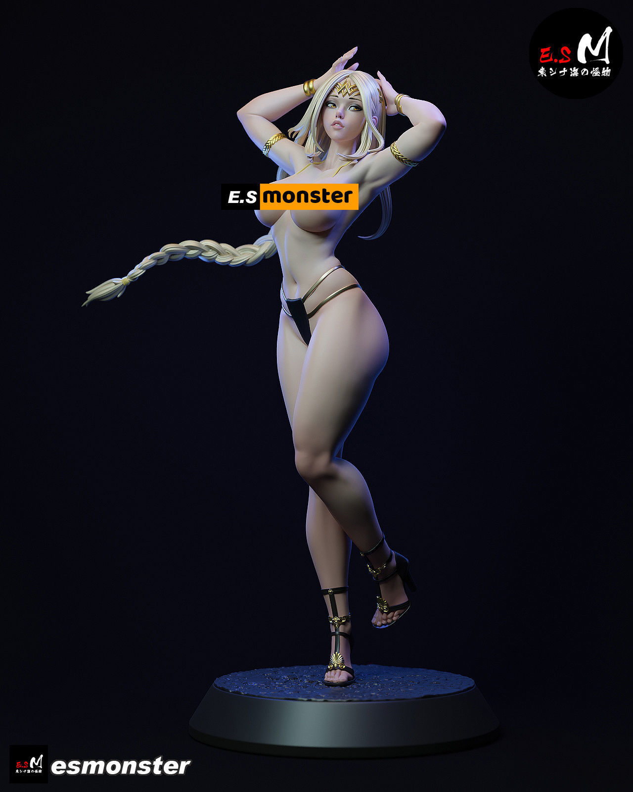 Queen Marika   CHARACTER BY ESM 3D print model 3D print model_15