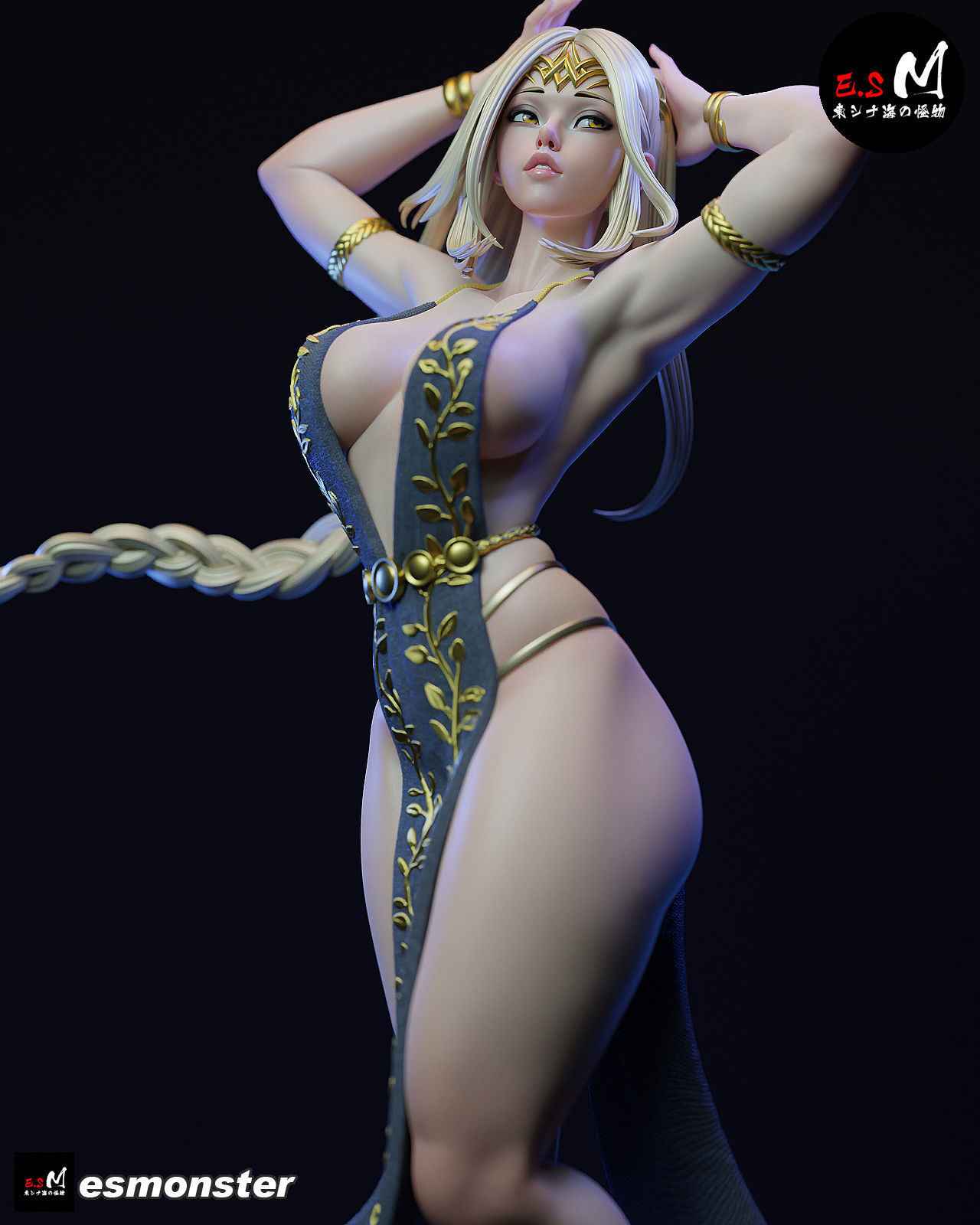 Queen Marika   CHARACTER BY ESM 3D print model 3D print model_11
