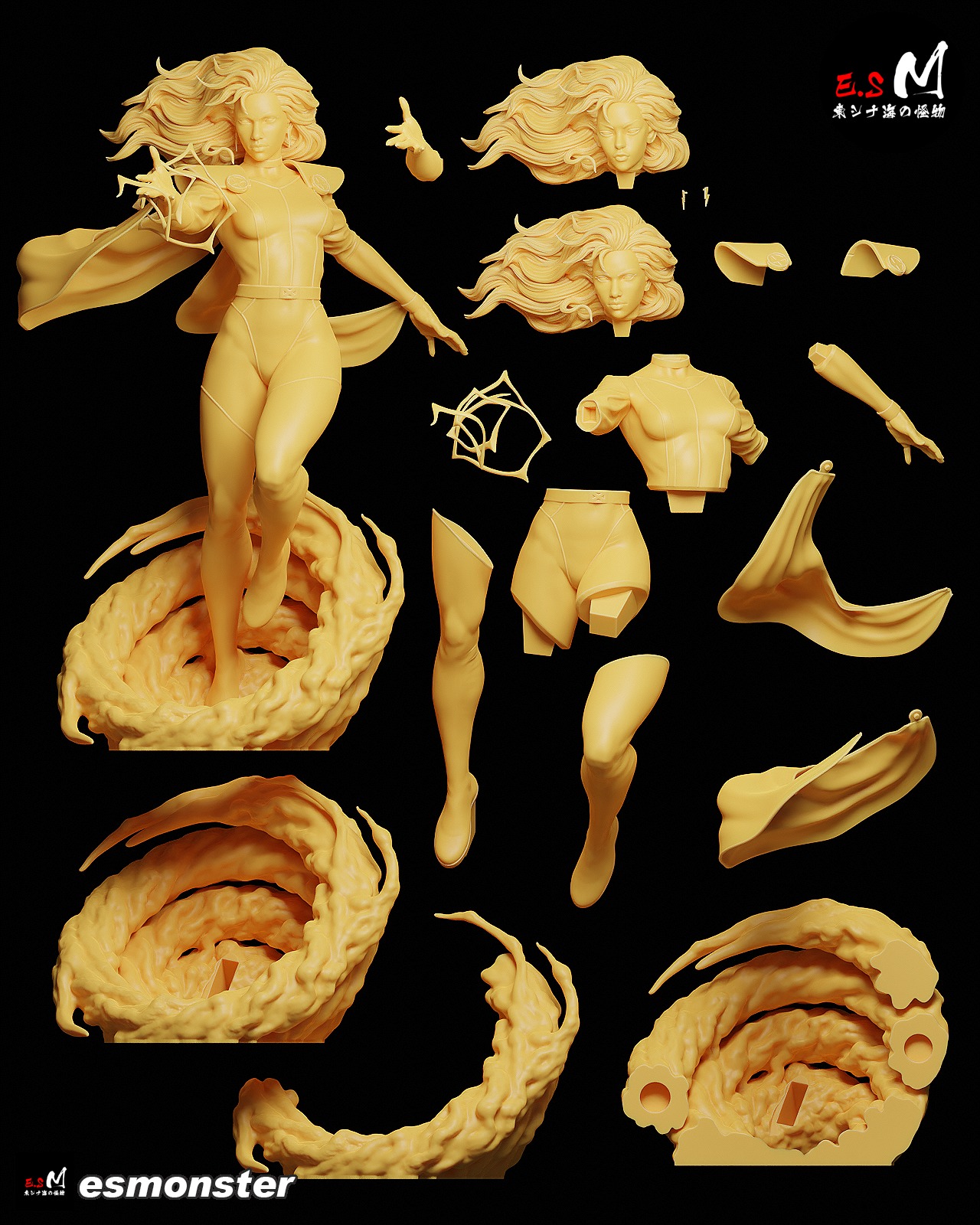 Storm Quarter Scale CHARACTER BY ESM 3D print model_12