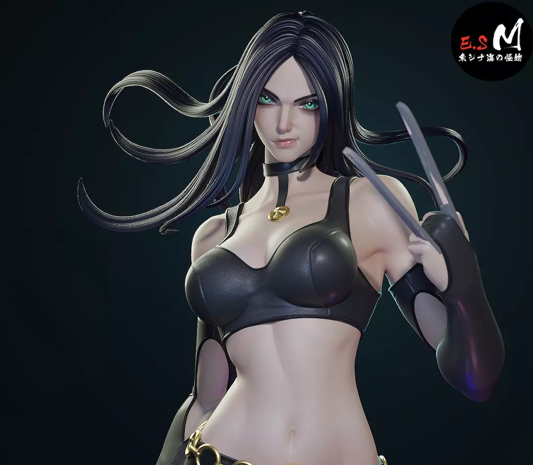 X-23 with NSFW CHARACTER BY ESM 3D print model