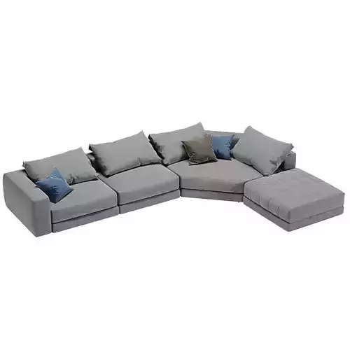 Sofa L-Shape 3D model