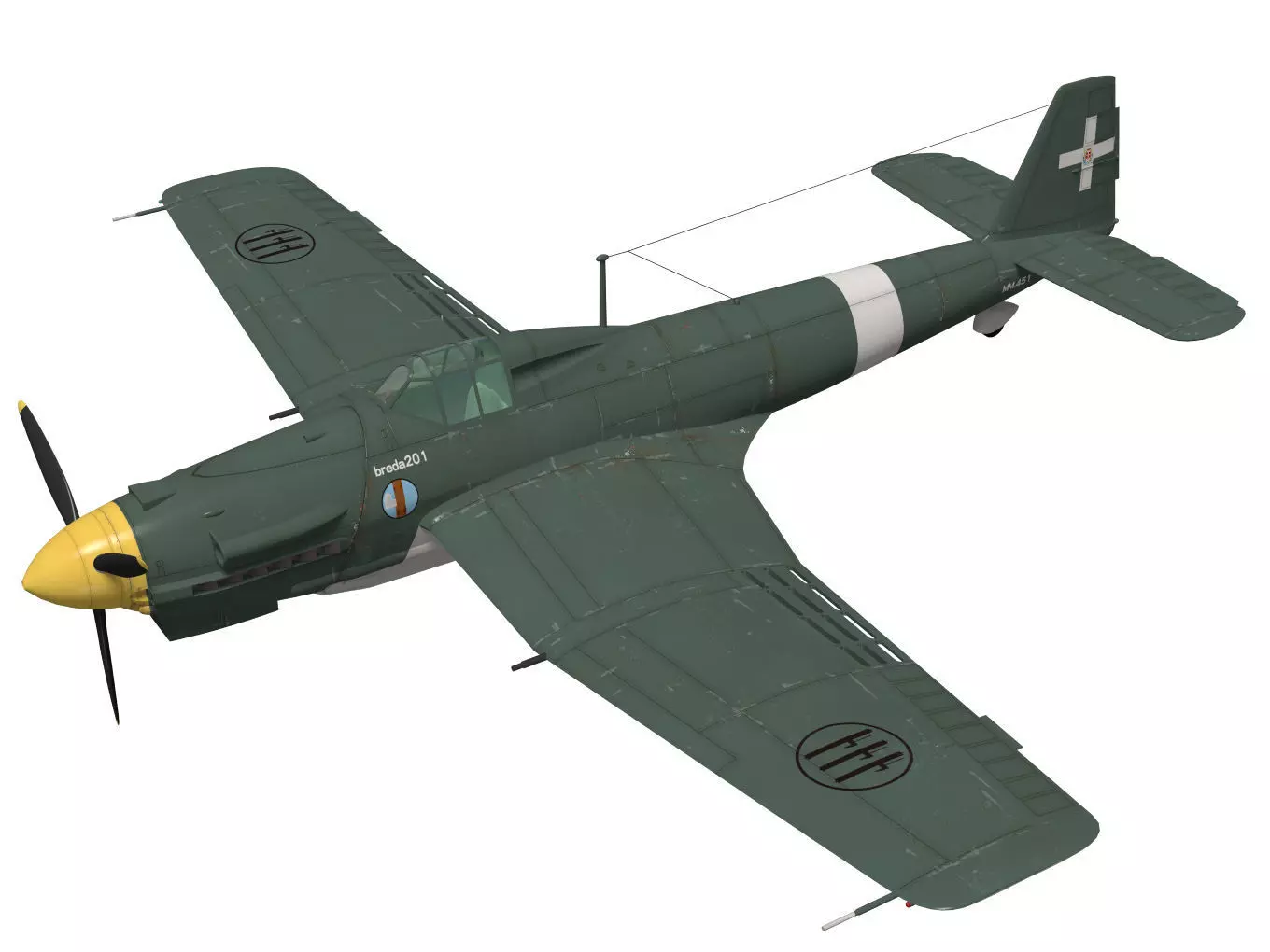 breda ba201 3D model