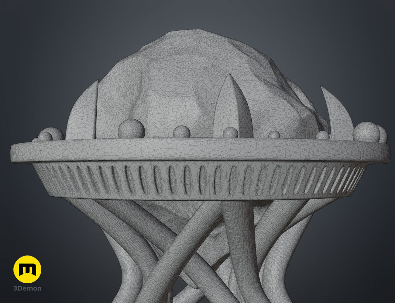Rings of Power - 3 Elven Rings 3D print model_20