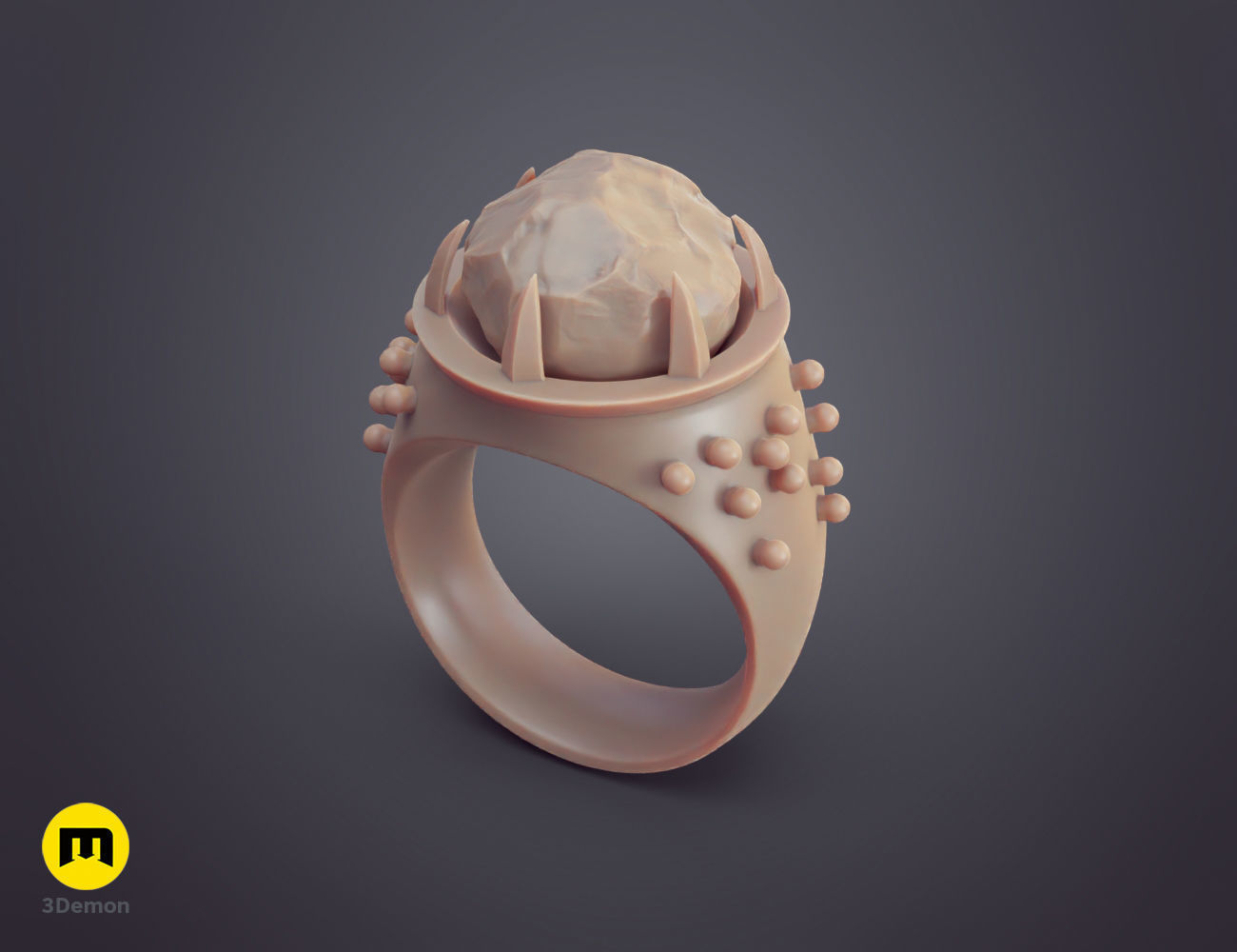 Rings of Power - 3 Elven Rings 3D print model_14