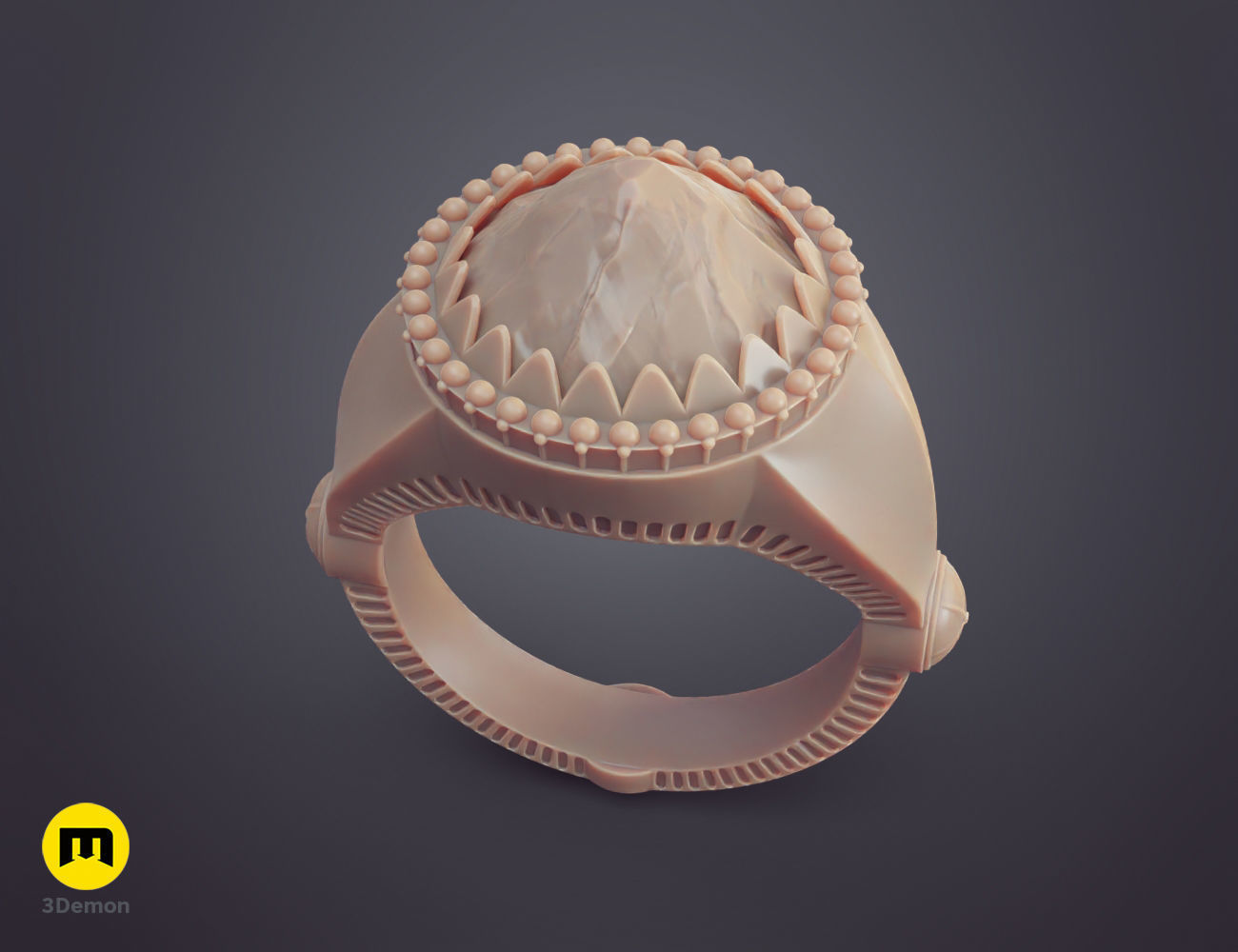 Rings of Power - 3 Elven Rings 3D print model_16