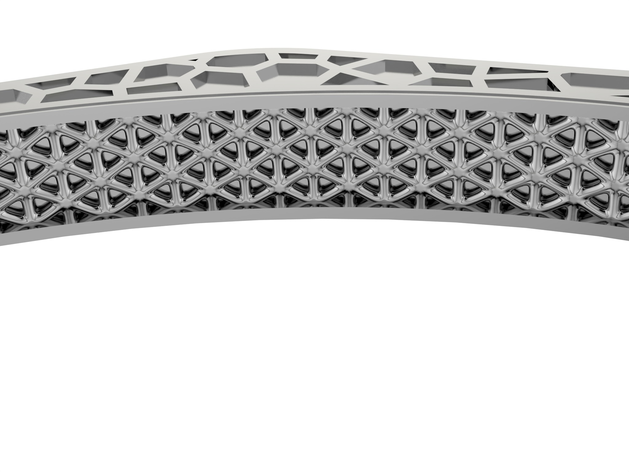 Designer Diamond Bracelet 3D print model_6