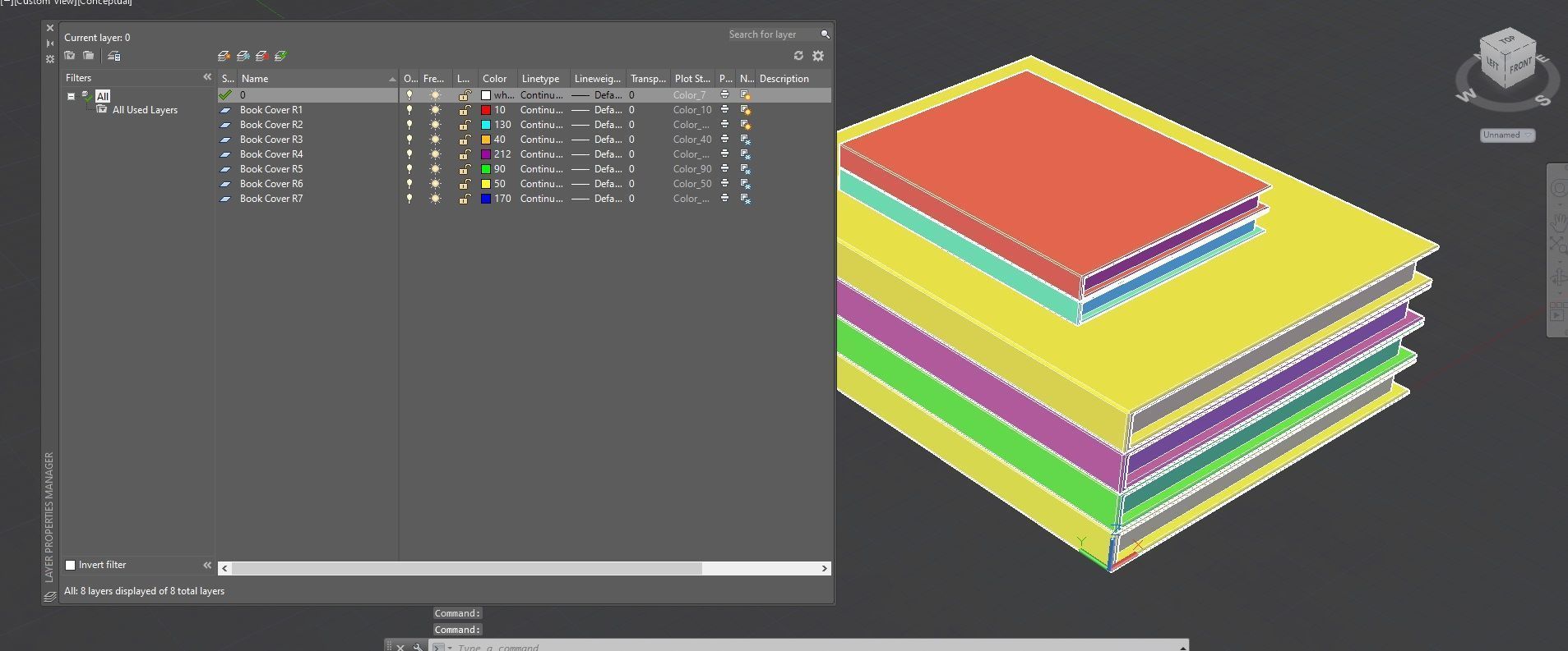 Books A1 Free 3D model_9