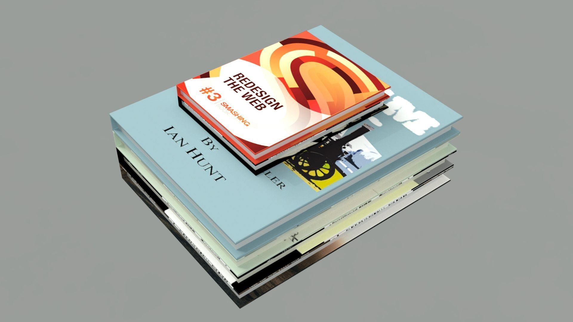 Books A1 Free 3D model_5