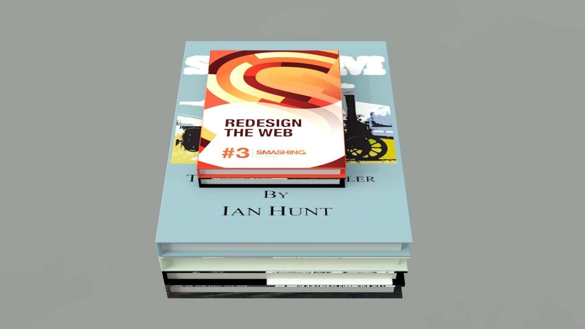 Books A1 Free 3D model_4