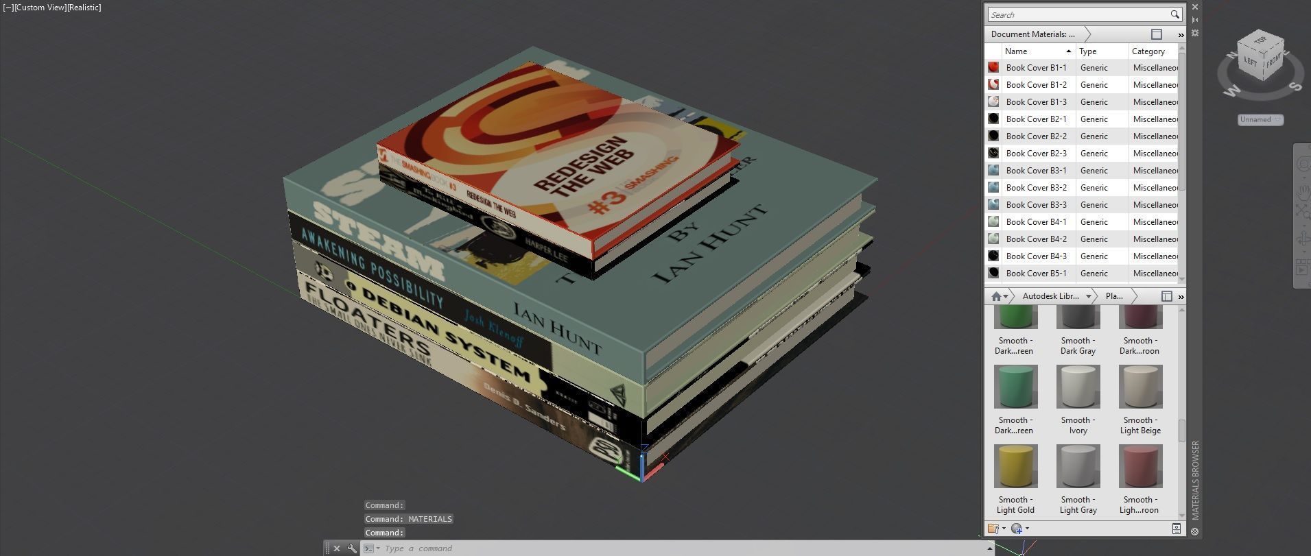 Books A1 Free 3D model_8