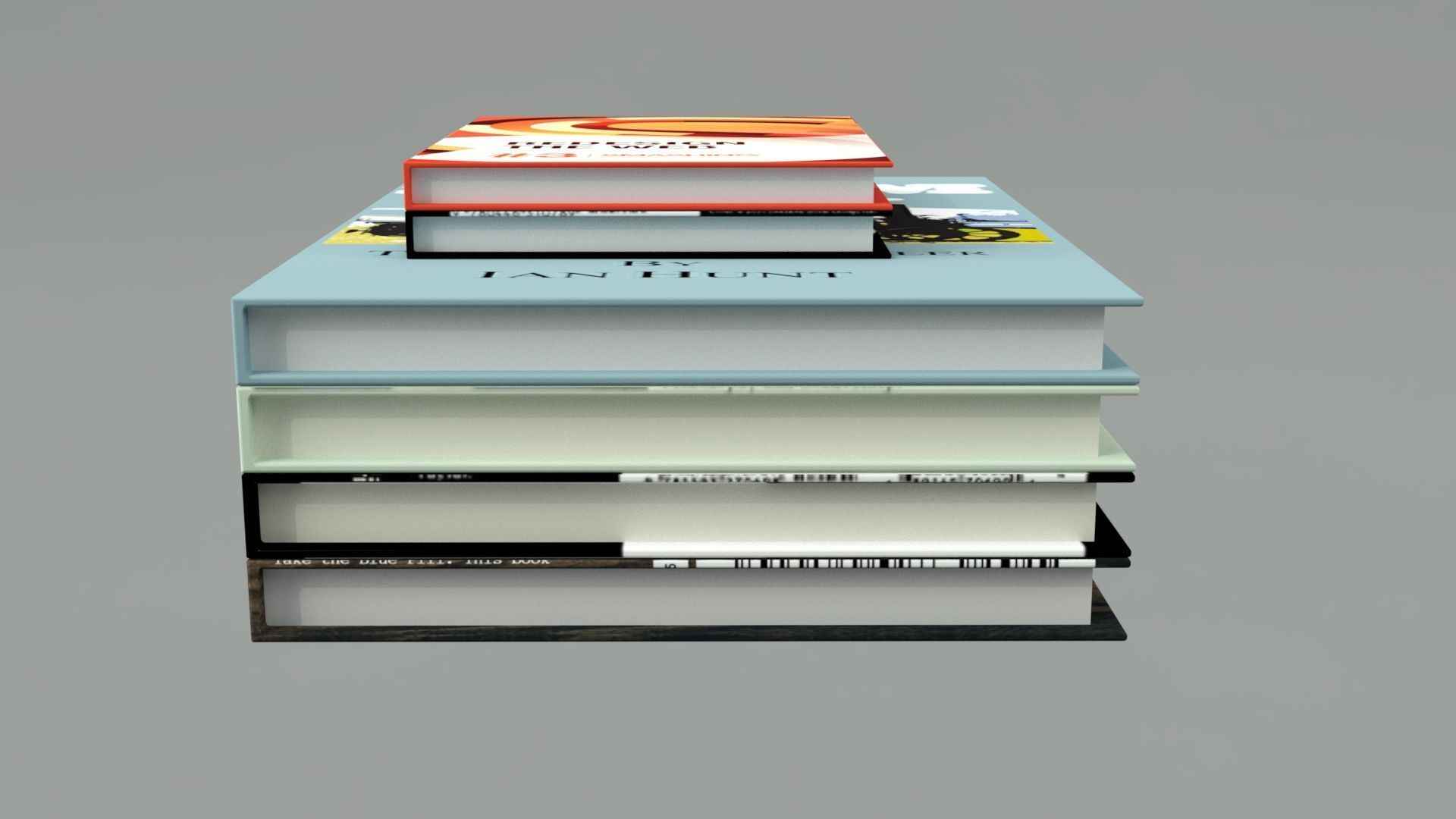 Books A1 Free 3D model_1