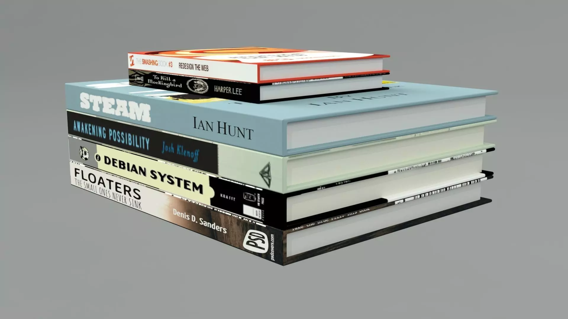Books A1 Free 3D model_0