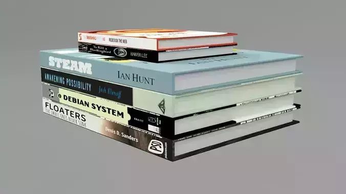 Books A1 Free 3D model
