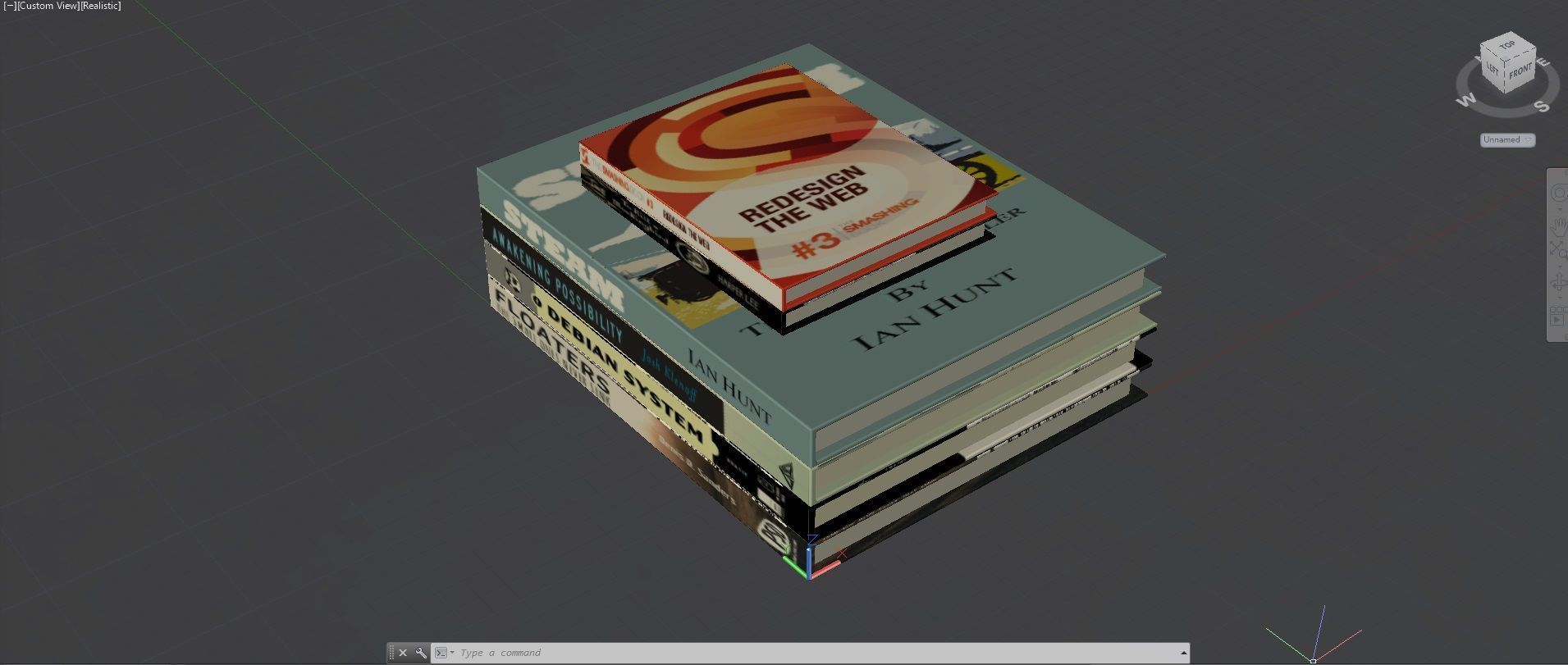 Books A1 Free 3D model_13