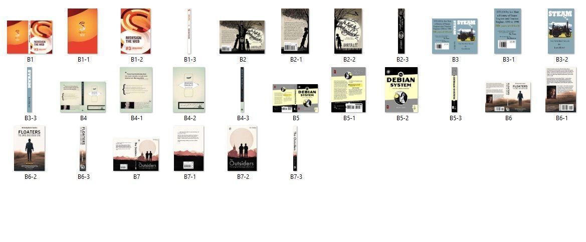 Books A1 Free 3D model_17