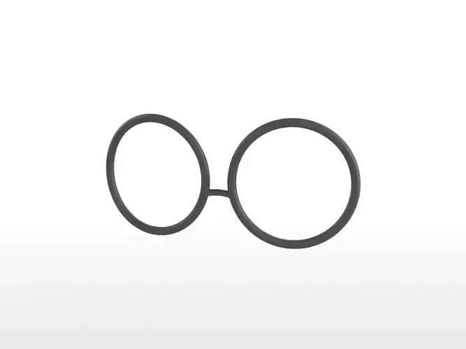 Glasses001 Glasses Low-poly 3D model