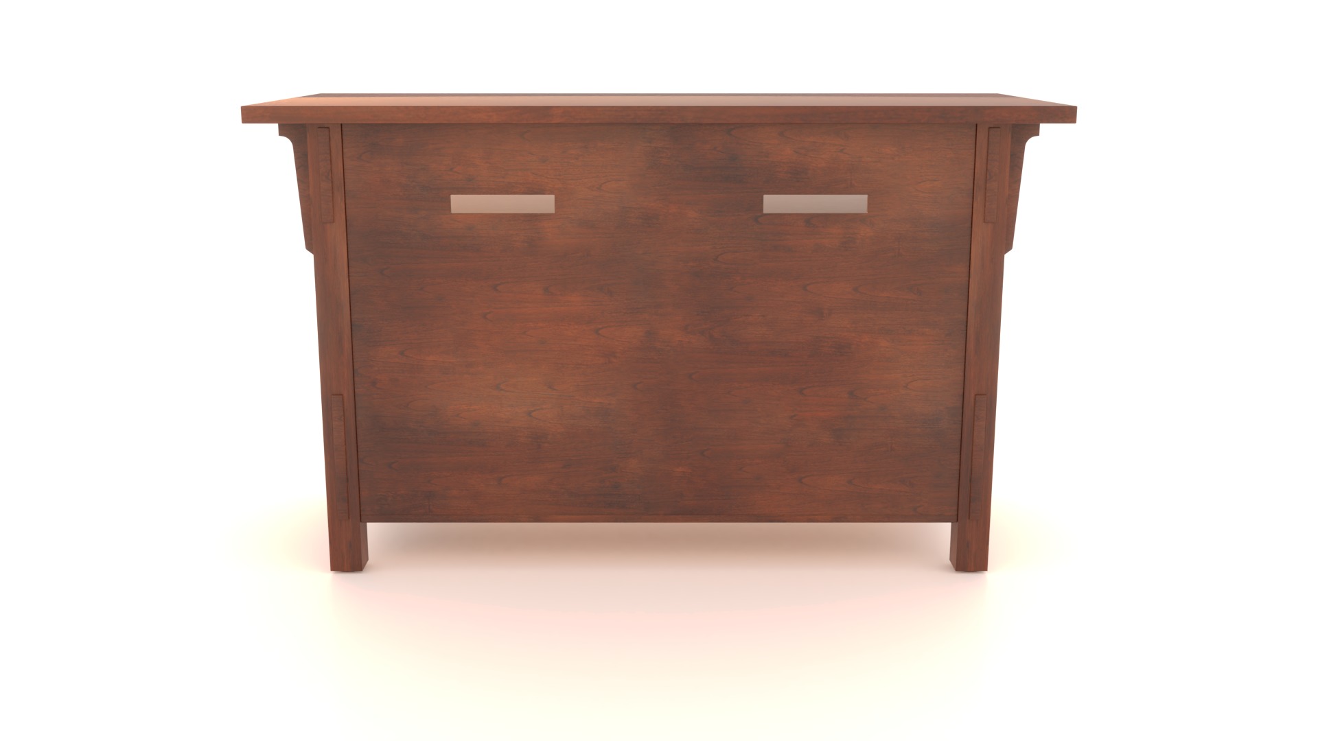 Craftsman Style TV Stand 3D model_9