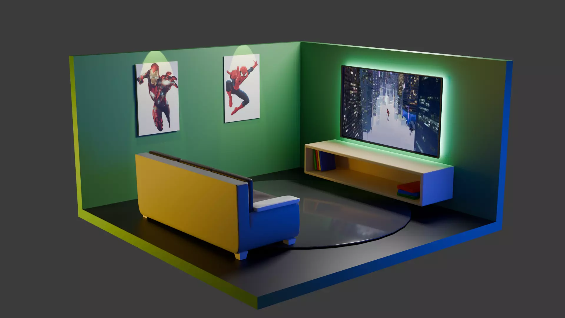Interior Set 3D model