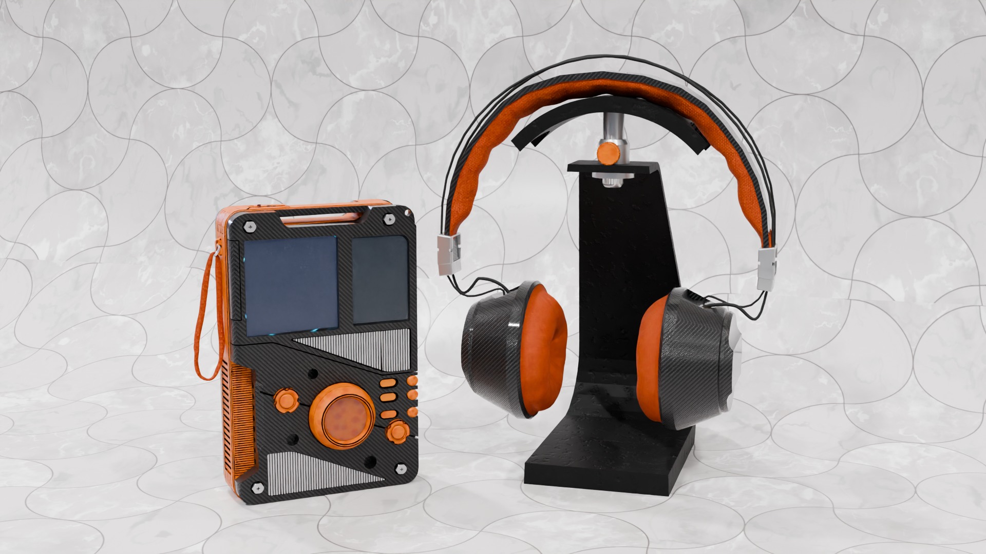 Product Radio Render 3D model_4