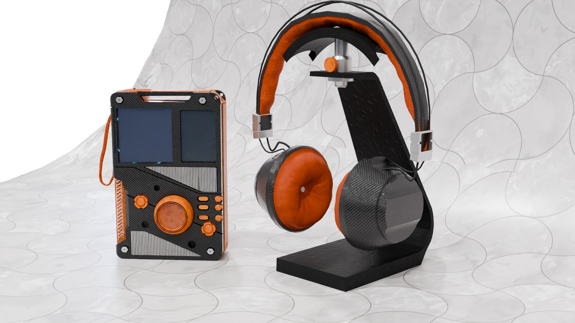 Product Radio Render 3D model_5